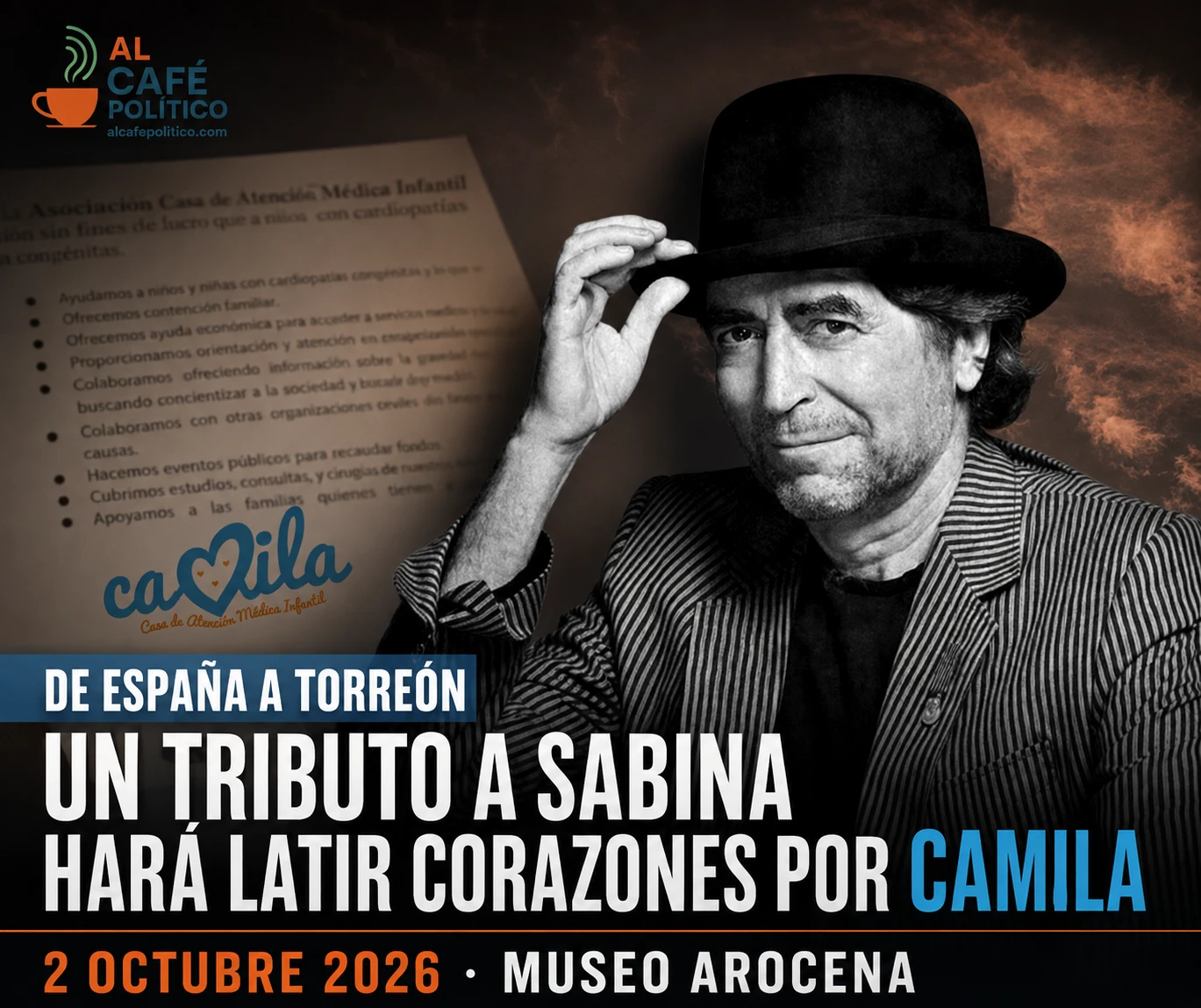 Sabina sonará por Camila: una noche española con&hellip;