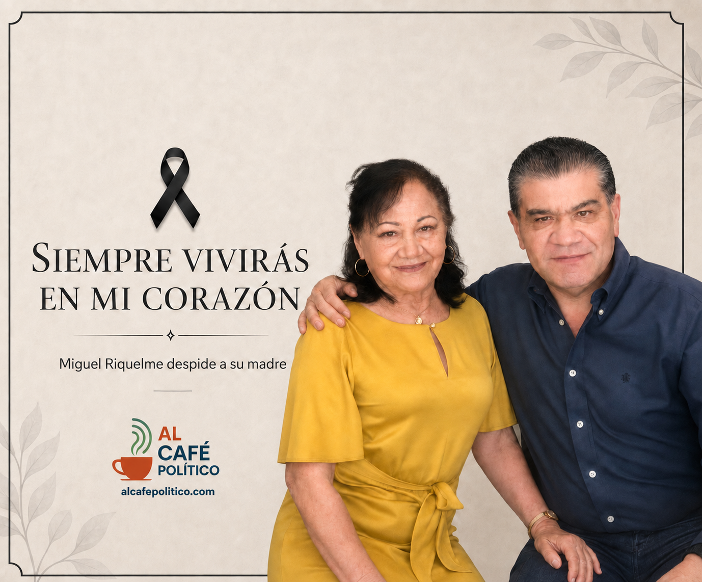 “Siempre vivirás en mi corazón”: Miguel Riquelme despide a su madre