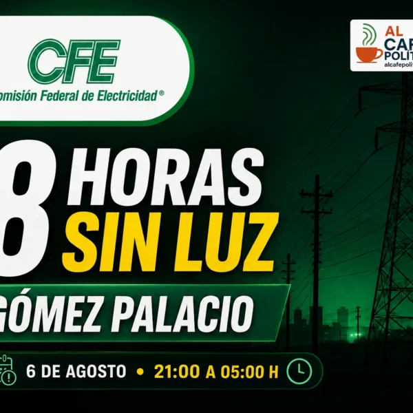 ¡Prepárese! CFE anuncia corte de luz de ocho&hellip;
