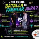 “La guerra sin golpes: qué son las batallas de farmear aura”