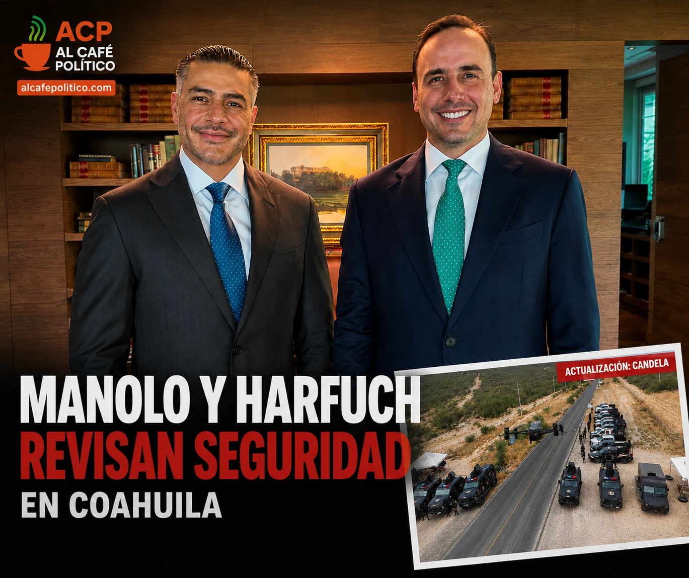 Blindaje bajo presión: Manolo y Harfuch revisan seguridad&hellip;