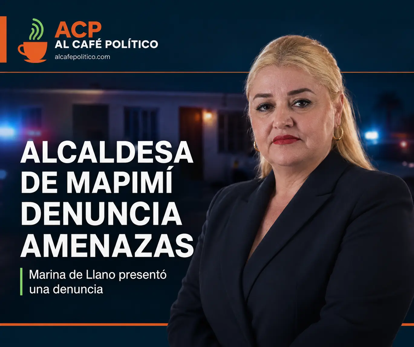 Alcaldesa de Mapimí denuncia amenazas contra ella y su familia