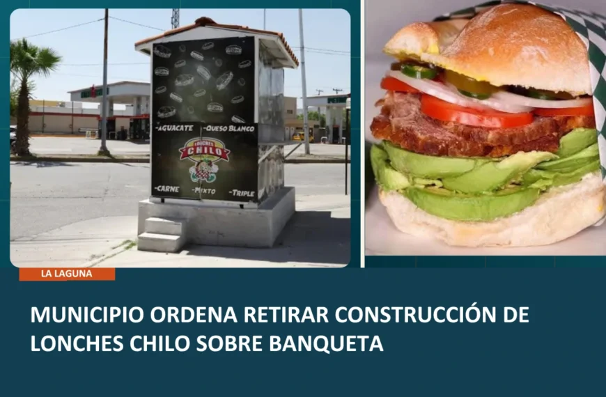 Chilo tiene cinco días: ordenan retirar construcción sobre banqueta