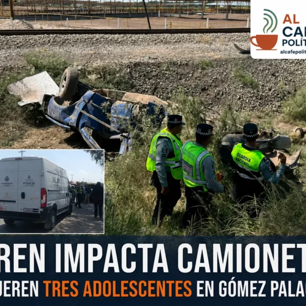 Mueren tres adolescentes en accidente ferroviario en Gómez Palacio