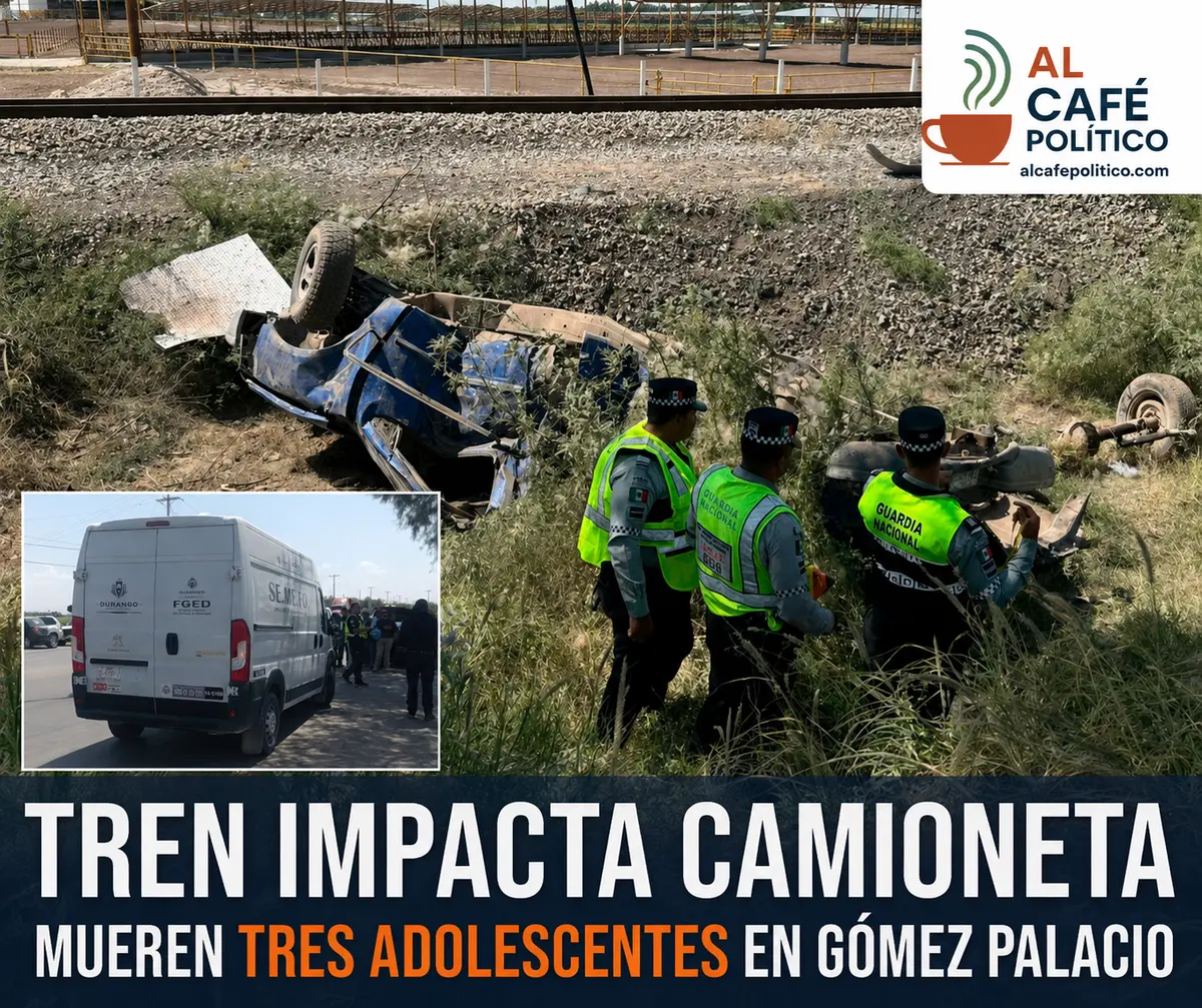 Mueren tres adolescentes en accidente ferroviario en Gómez Palacio