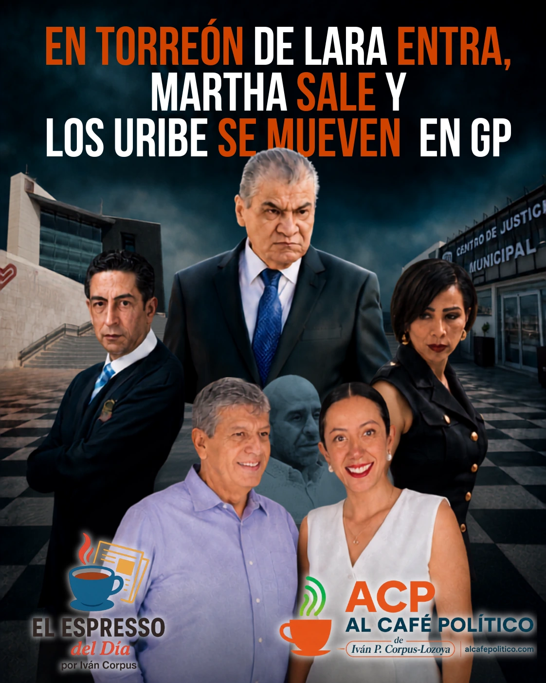 De Lara entra, Martha sale y los Uribe se mueven