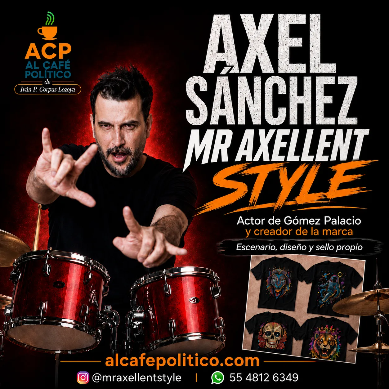 Talento lagunero con sello propio: Axel Santos presenta Mr Axellent Style