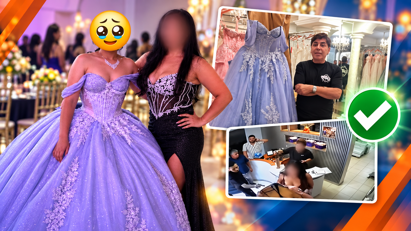 Tras viralizarse en La Laguna, regresan vestido de XV años