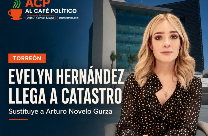 Torreón estrena titular en Catastro: Evelyn Hernández