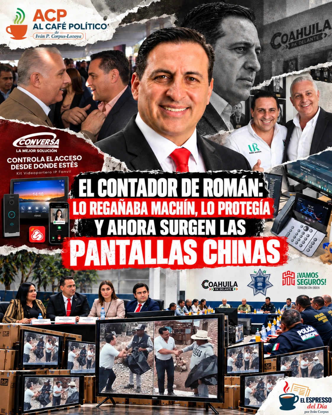 El contador de Román: lo regañaba machín, lo protegía y ahora surgen las pantallas chinas