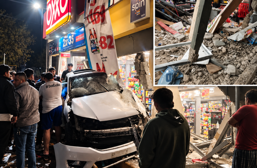 Muere menor de 15 años tras chocar contra OXXO en Gómez Palacio