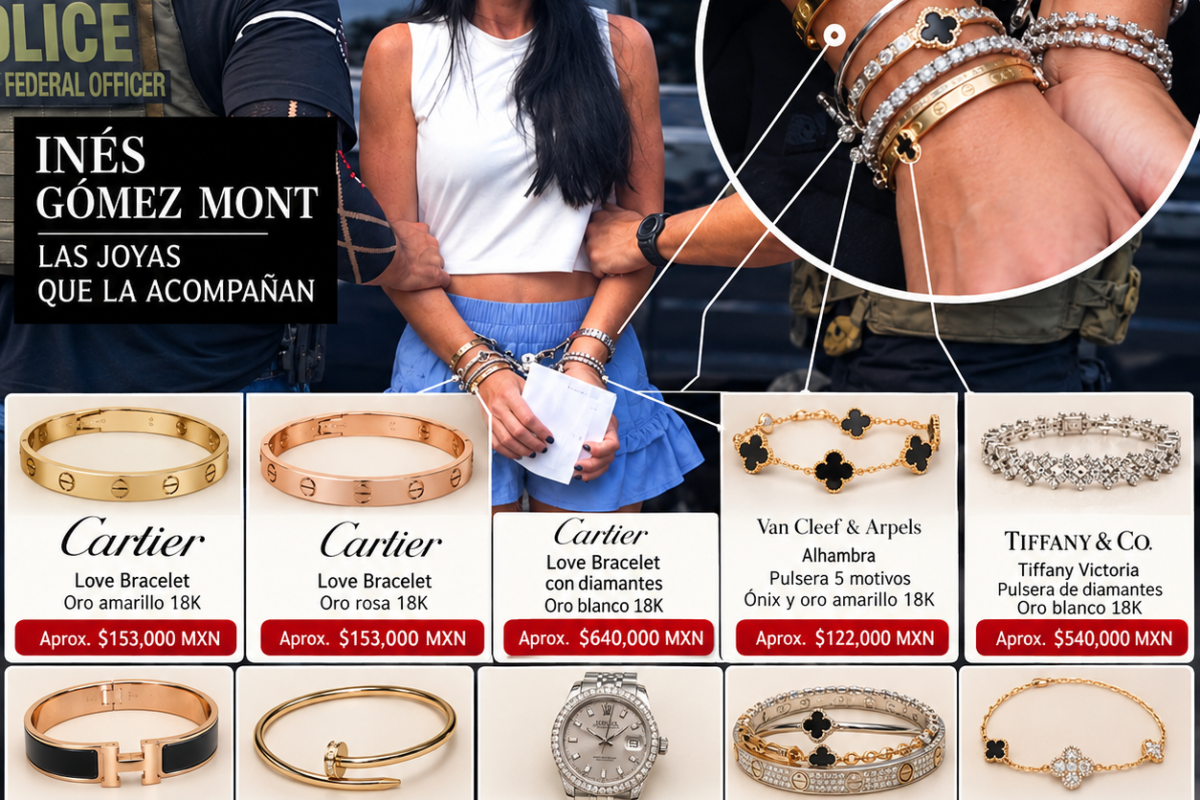 Inés Gómez Mont y las pulseras millonarias: ¿cuánto cuesta una joya de lujo?