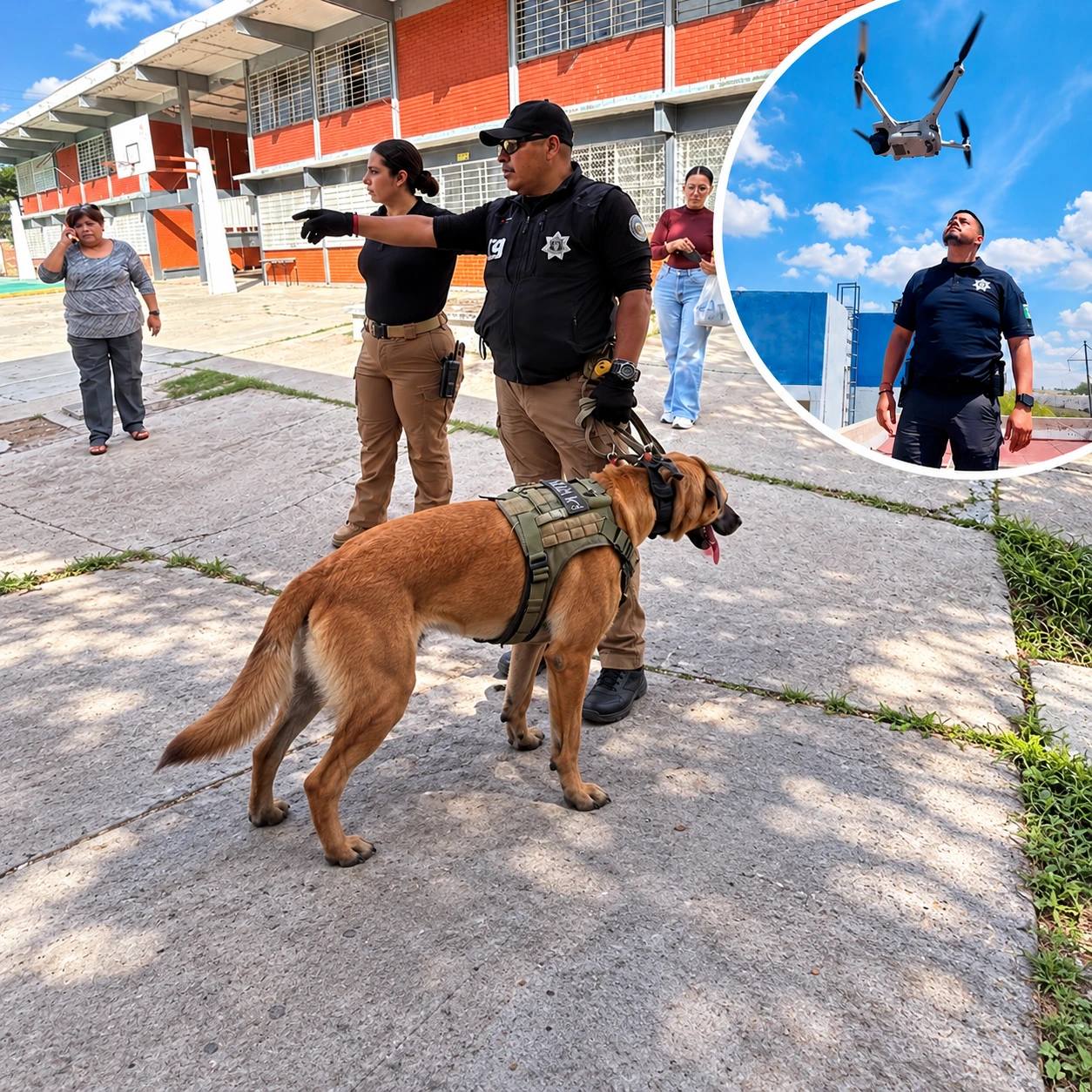 Torreón refuerza escuelas con drones y cámaras conectadas a la policía