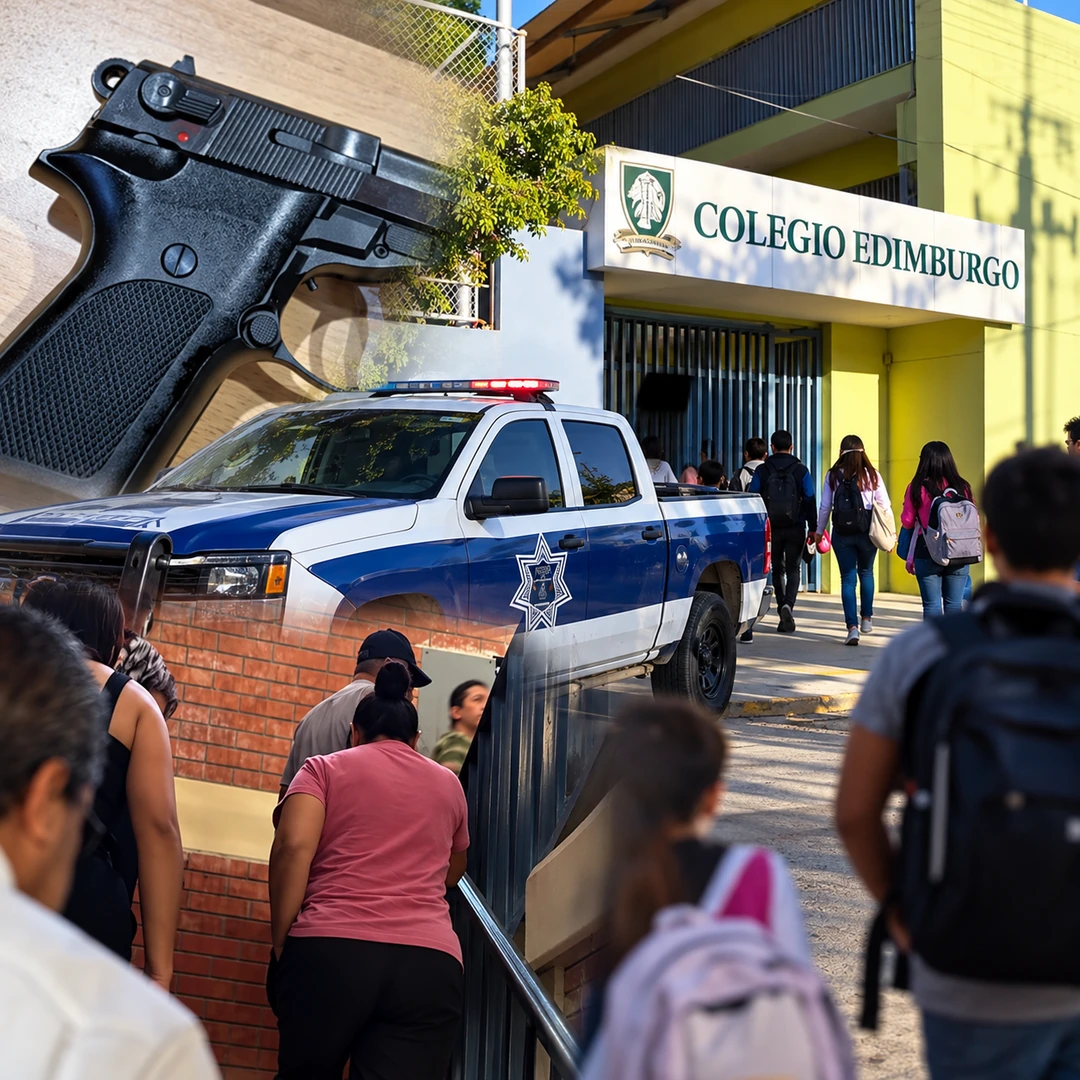 Amenazas en Colegio Edimburgo: pistola era una imagen de internet, confirma Policía