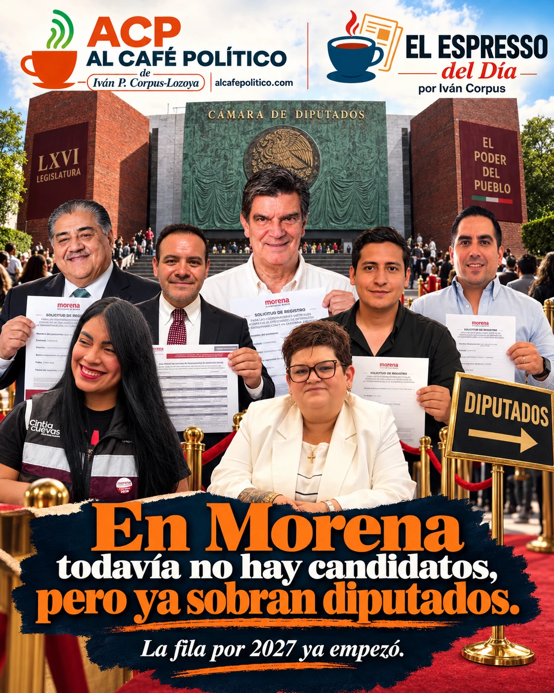En Morena todavía no hay candidatos, pero ya sobran diputados