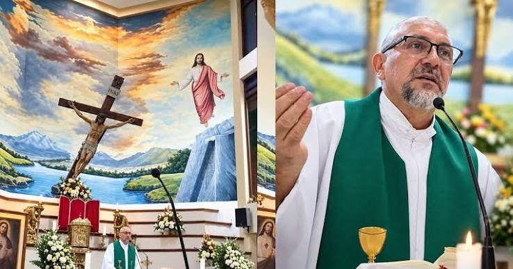 «Un día todos vamos a morir»: sacerdote fallece tras caerle una cruz durante misa