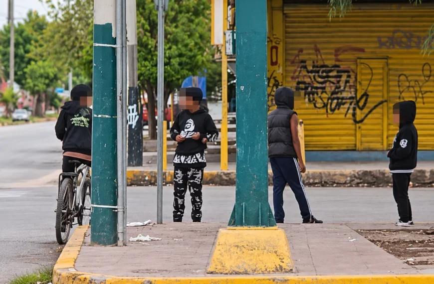 Menores convierten calles de Torreón en campo de batalla a pedradas; vecinos denuncian daños a vehículos