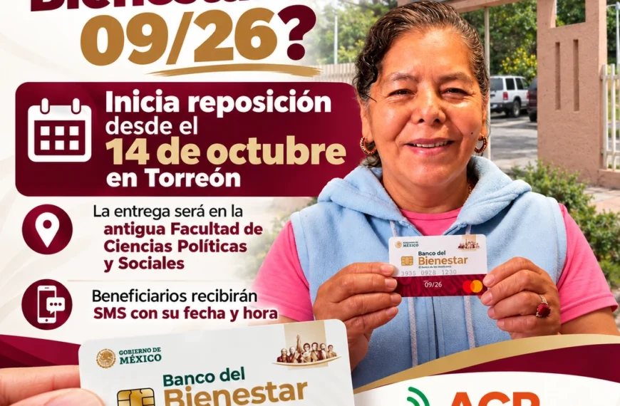 ¿Tu tarjeta del Bienestar dice 09/26? Así podrás recoger la nueva