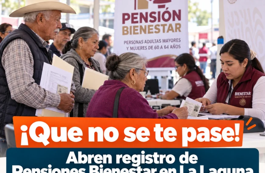 Pensiones Bienestar en La Laguna: dónde registrarse, fechas y horarios
